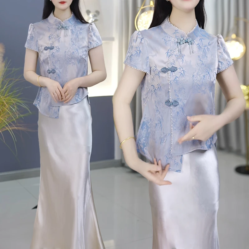 【宠粉定制】B1197图片色连衣裙优雅气质时尚减龄休闲显瘦夏季收腰