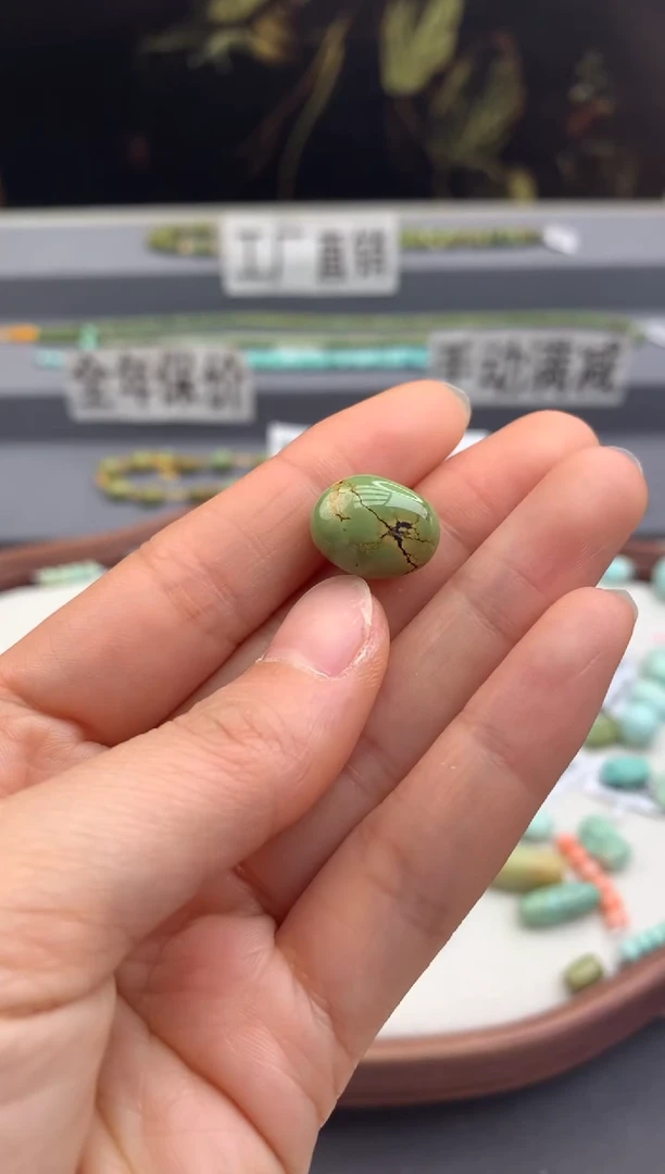 未镶嵌绿松石单珠茜.A123