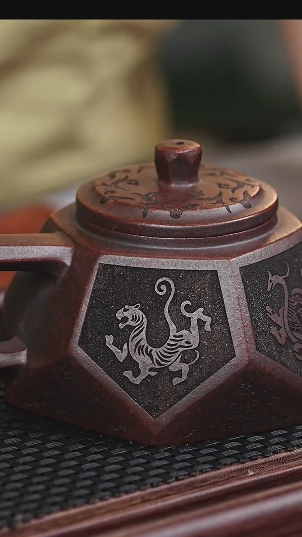 茶壶紫砂宜兴原矿紫砂作品
