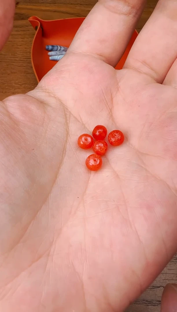 玛瑙/玉髓颈饰9K金镶嵌【 西亚珠饰 】配珠随发1对