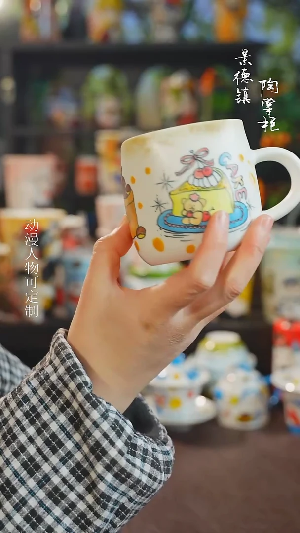 景德镇高温釉下彩纯手工手绘