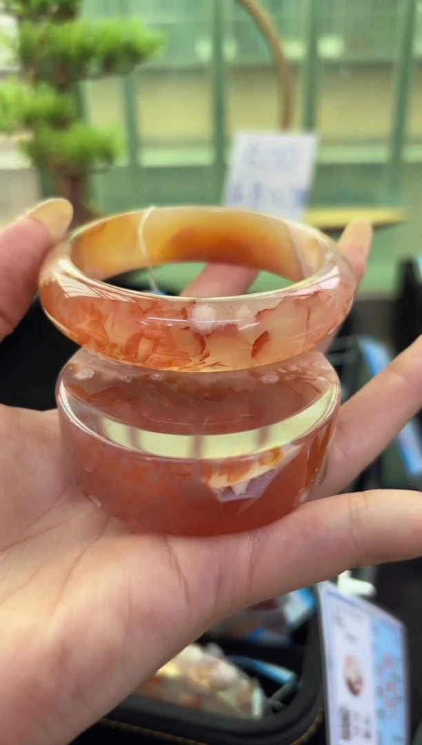 未镶嵌手镯石英质玉C163(62圈赠送镯心)