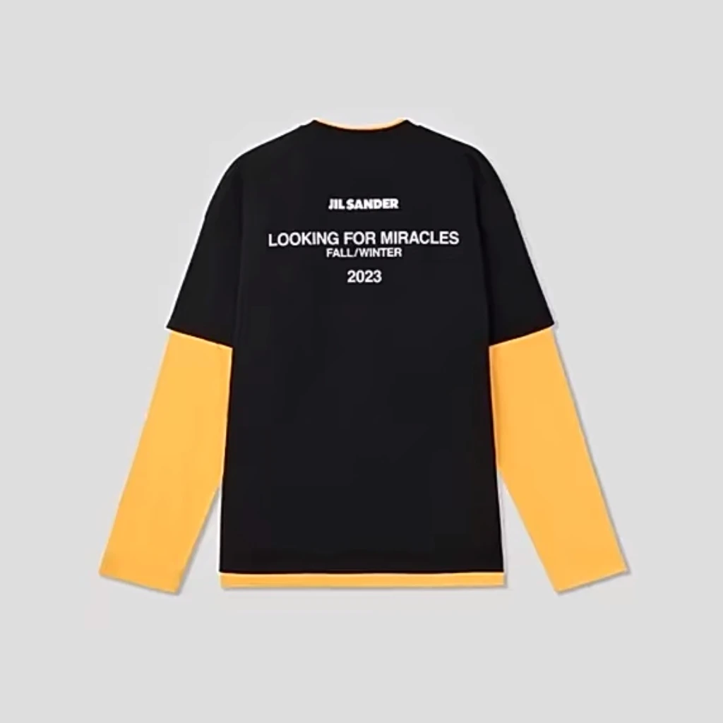 全新未使用  JIL SANDER宽松假两件T恤