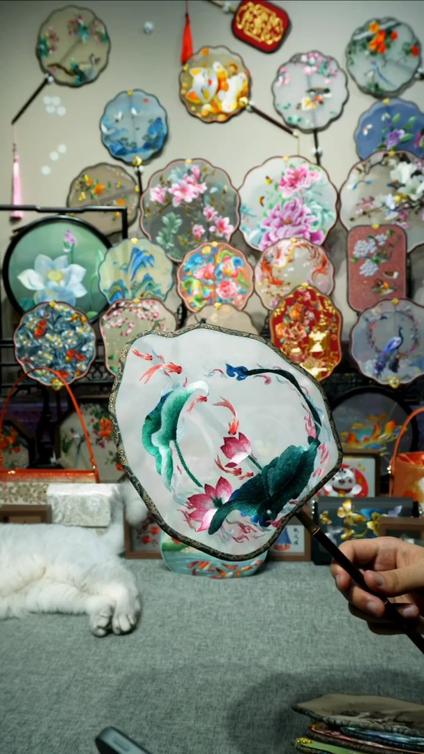 刺绣纯手工苏绣艺术品
