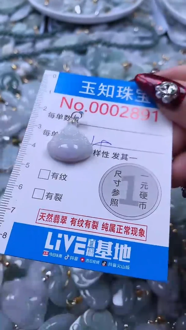 吊坠(不含链)未镶嵌翡翠2891