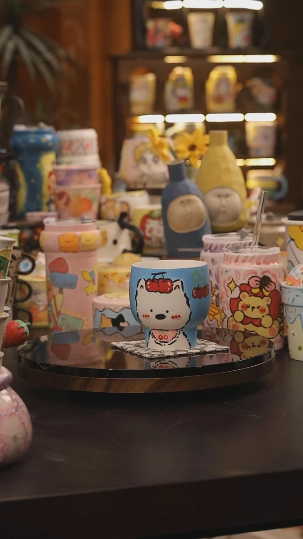 景德镇釉下彩绘设计师款式陶瓷
