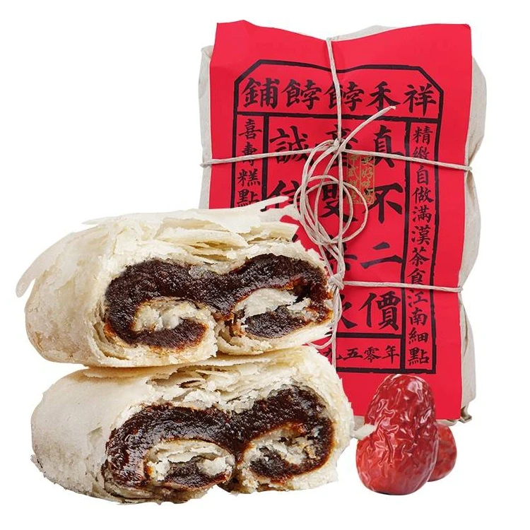 祥禾饽饽铺枣泥卷白皮点心中式糕点零食天津特产