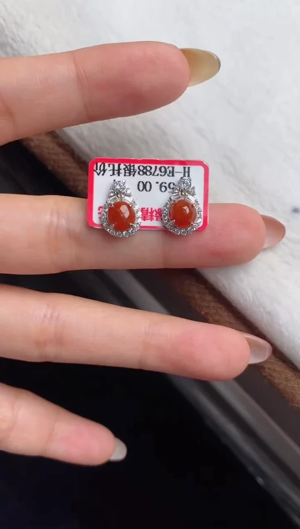 银S925镶嵌戒指翡翠行****球天然A货翡翠