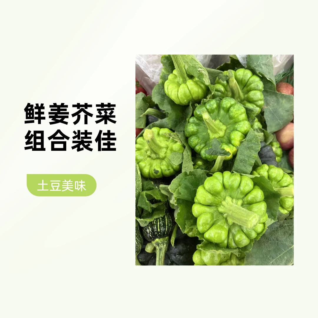 【组合】姜柄瓜 约500g +土豆  约500g