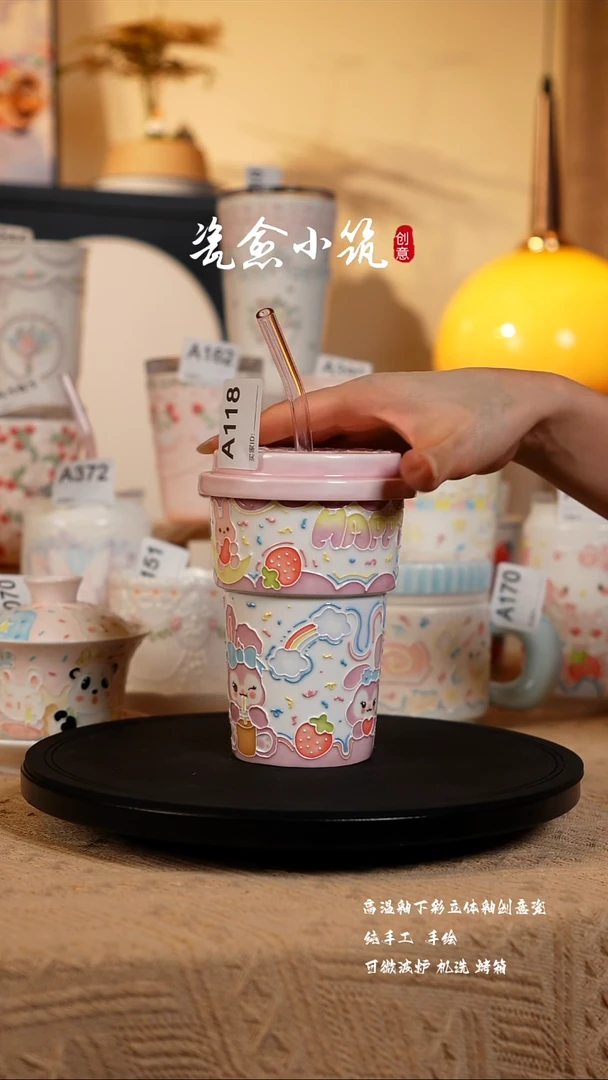 景德镇高温釉下彩创意瓷