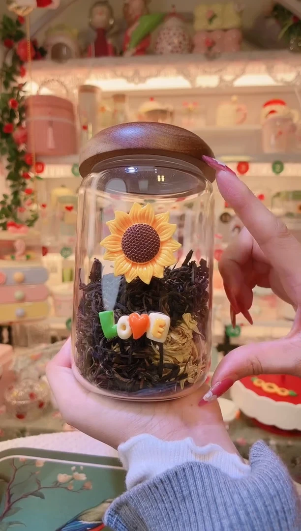 向日葵茶叶罐——小家焕新必备！