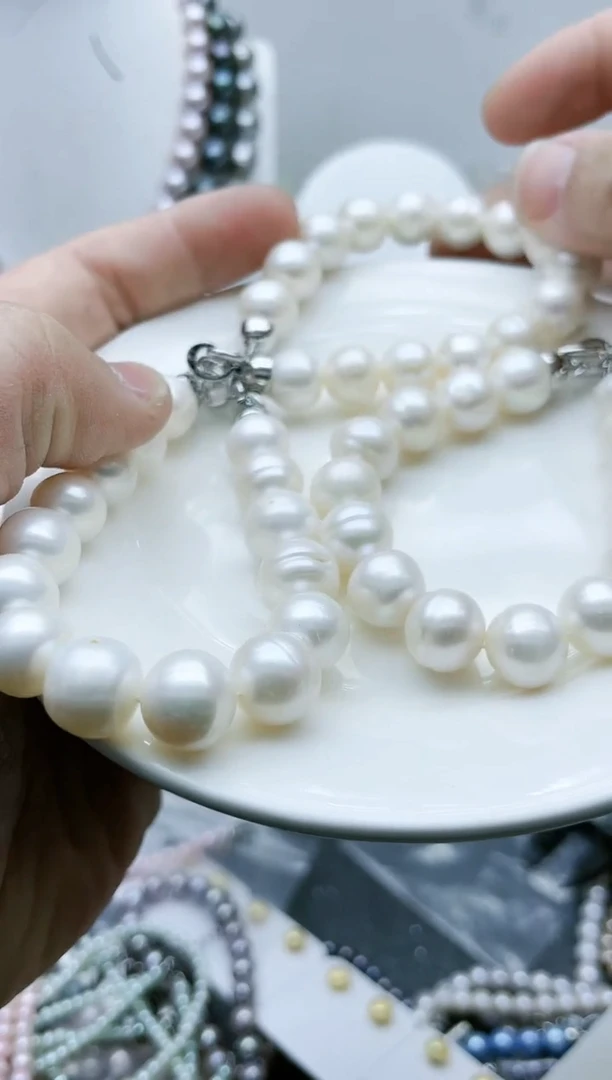 【闪购商品】淡水珍珠颈饰钛钢1