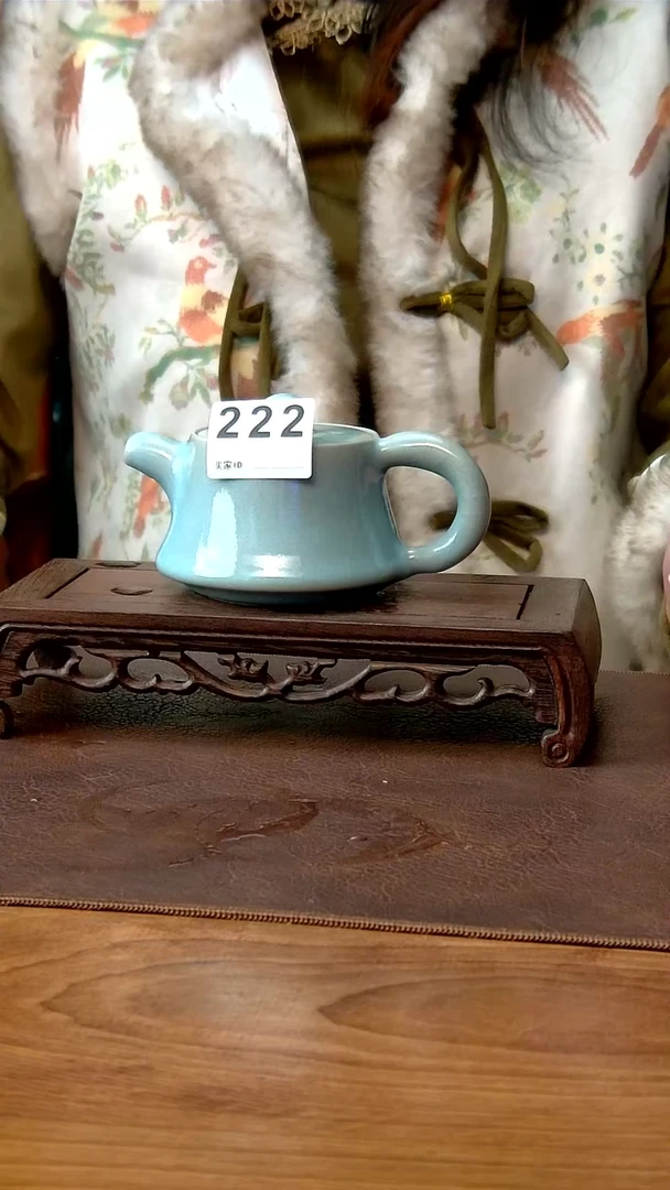 天青釉茶壶200CC222