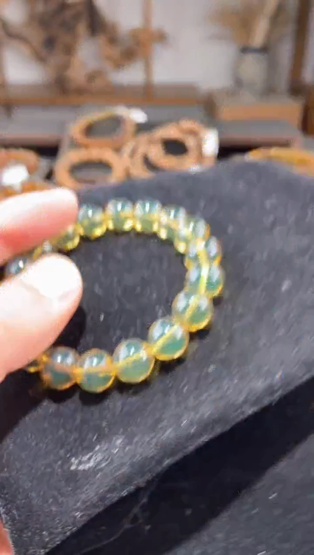 【闪购商品】琥珀颈饰未镶嵌10+蓝珀单圈手串