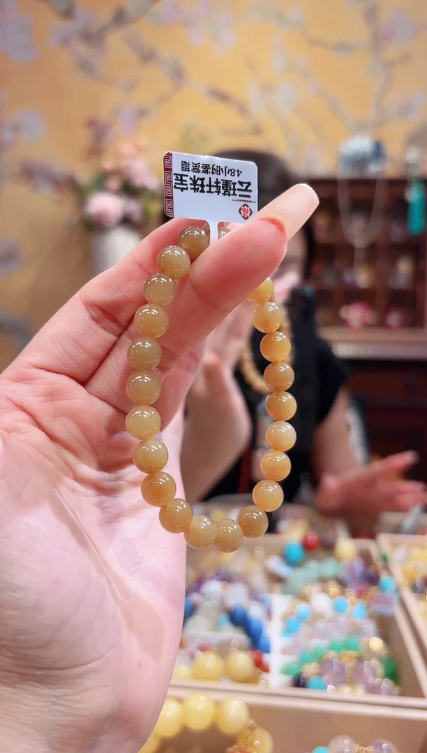 未镶嵌手串和田玉设计款珠串