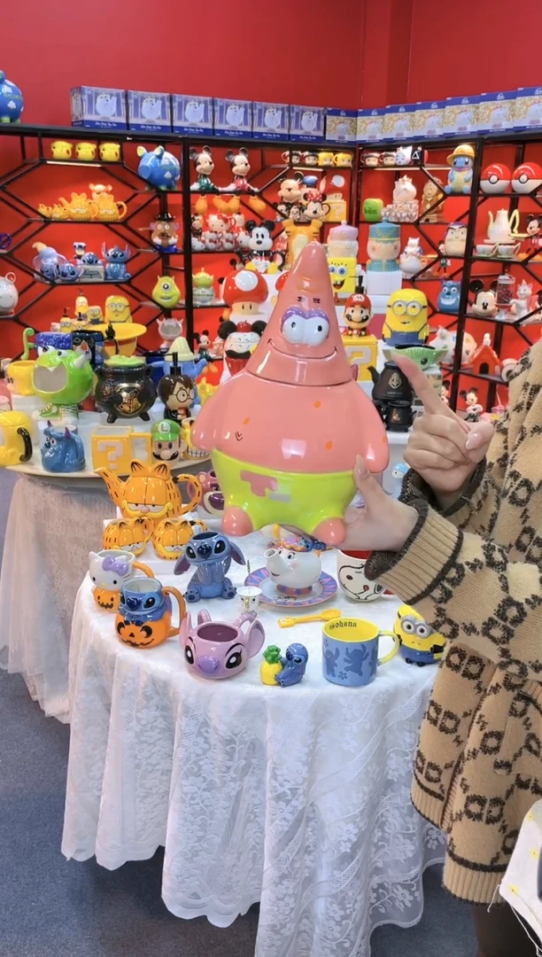 【闪购商品】.@@派大星陶瓷饼干罐