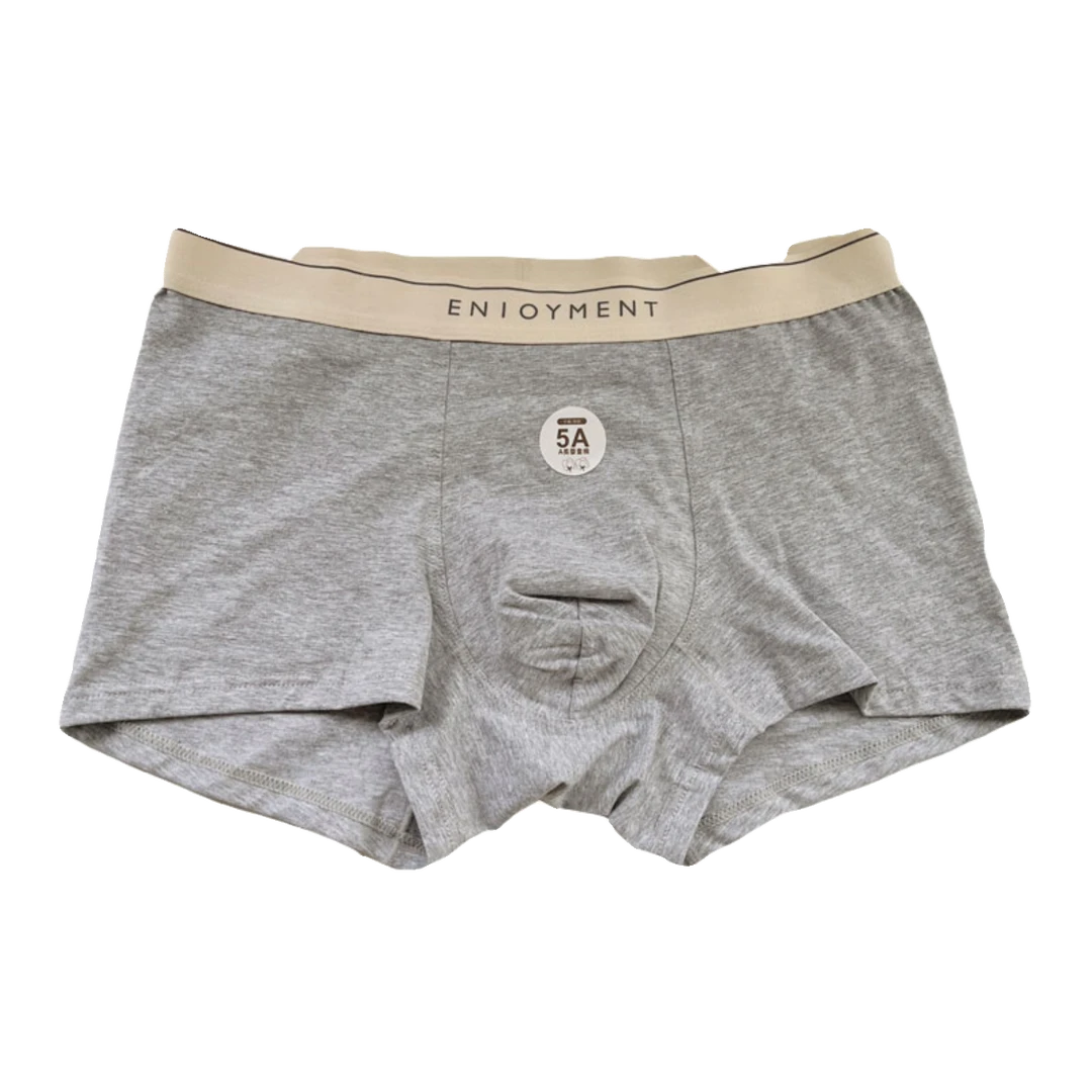 贾鲁萨加高端时尚秋季男士纯棉运动宽松平角内裤简约舒适透气裤衩