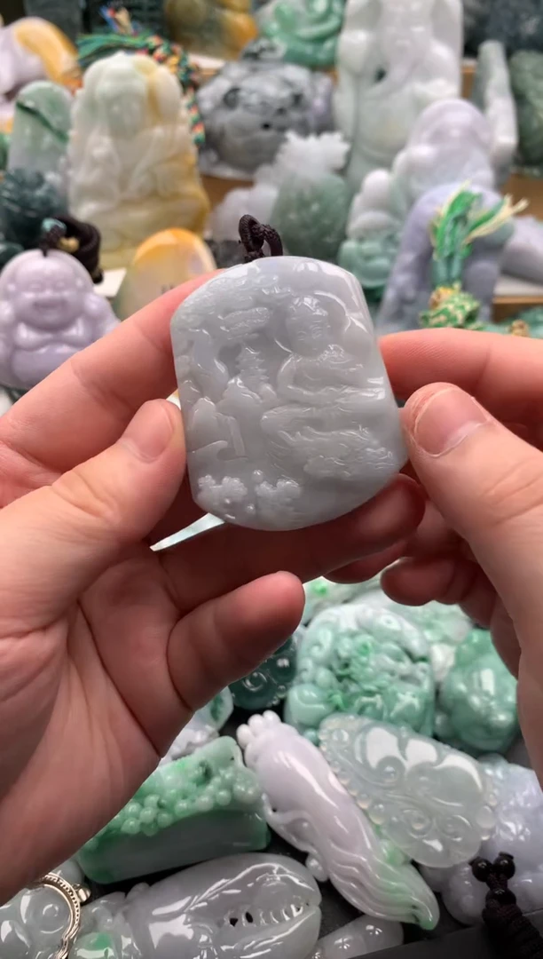 吊坠(不含链)未镶嵌翡翠1