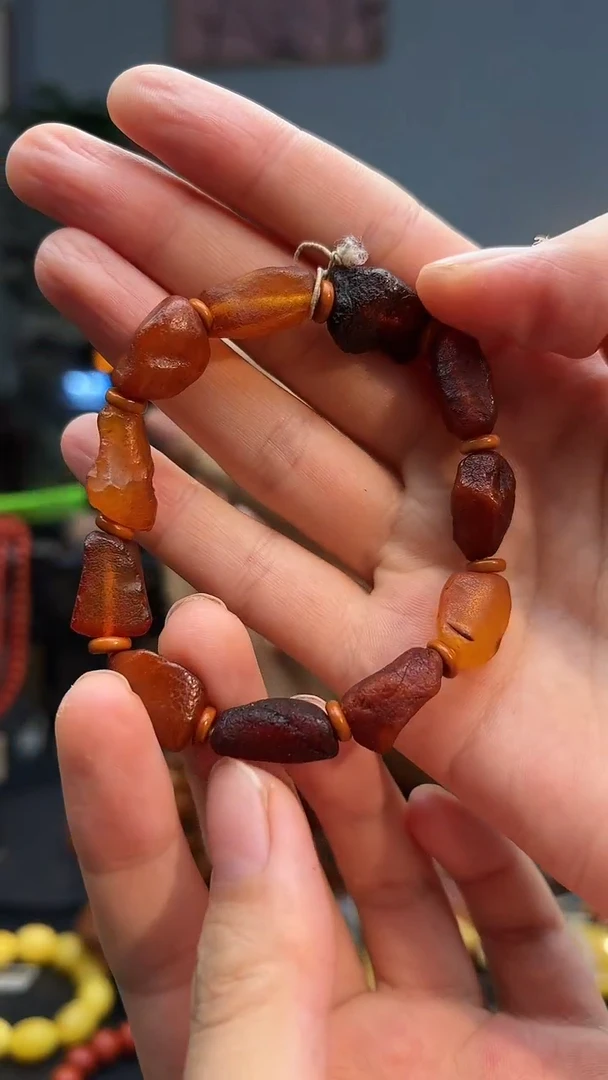 未镶嵌琥珀手串手串
