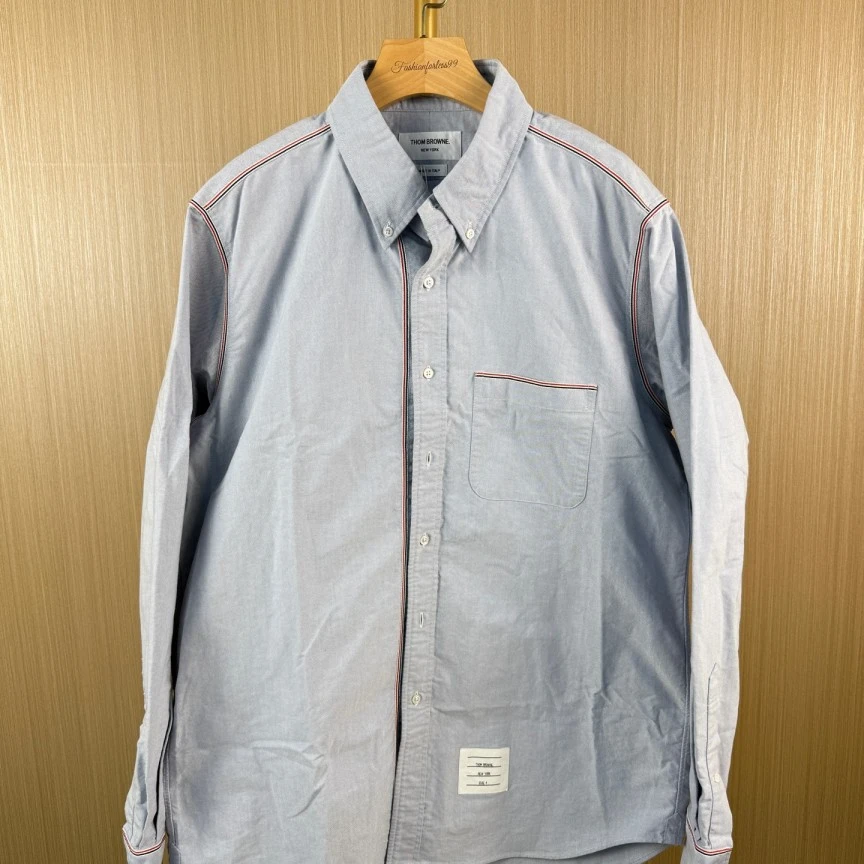 99新 THOMBROWNE 牛津色彩条衬衫 4 15882409