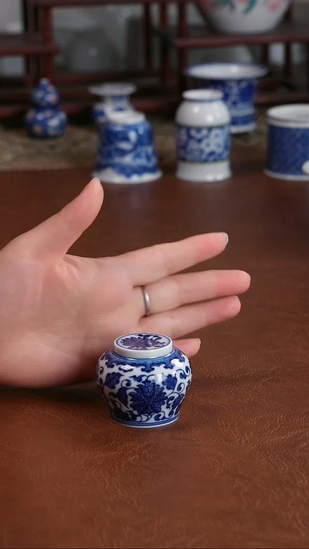 景德镇高端茶器墨奈手绘手工茶器