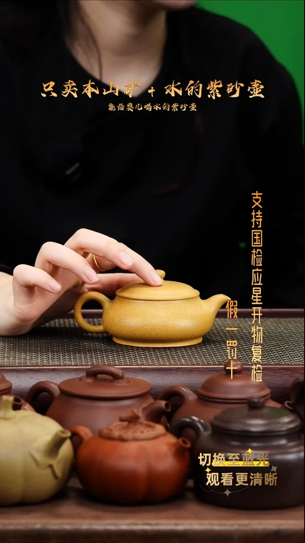 茶壶紫砂黄金段明炉