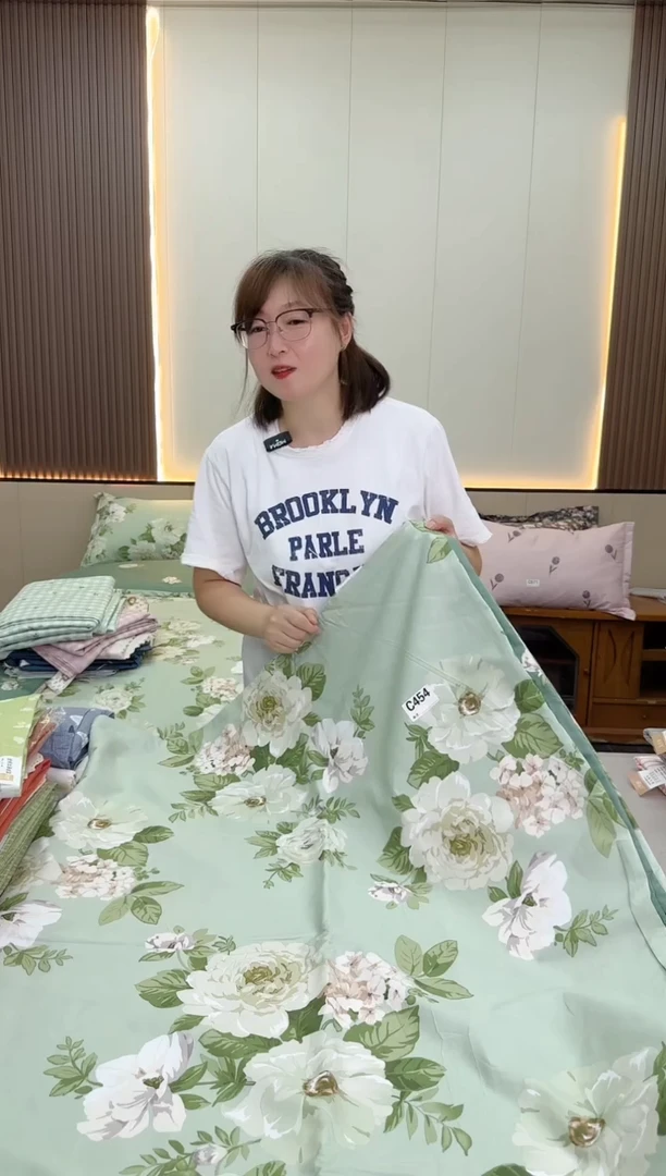 棉棉全棉被套1.5*2米 倾城单人