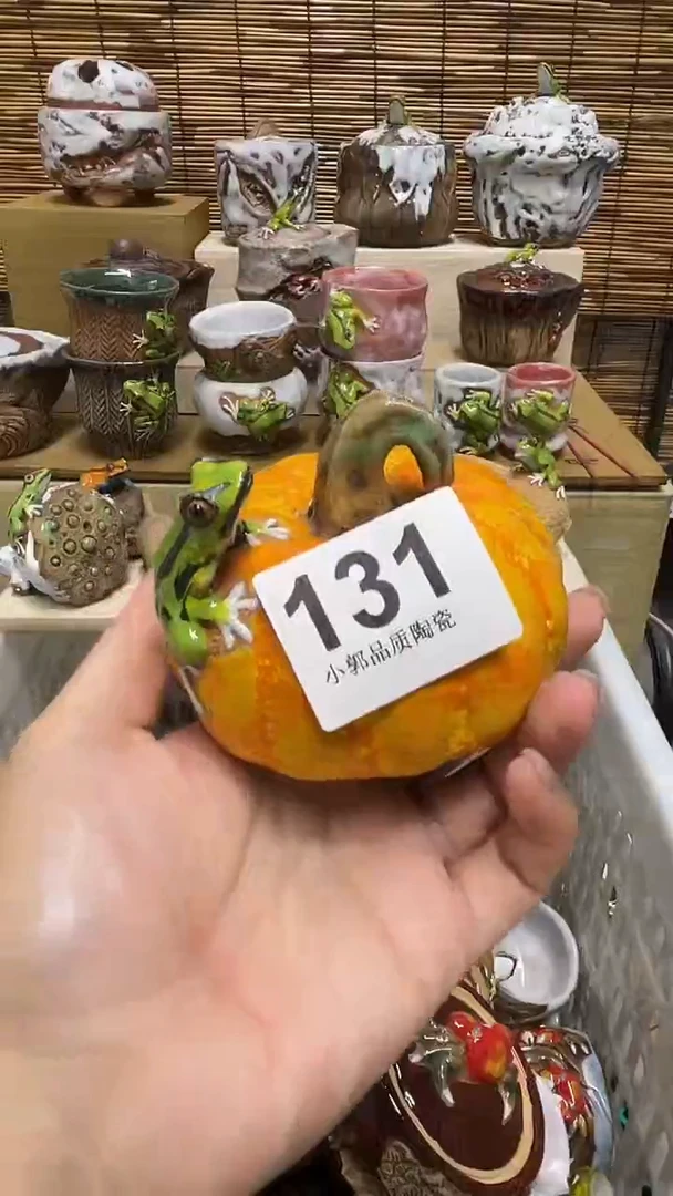 福*包131精美粗陶手工柴烧