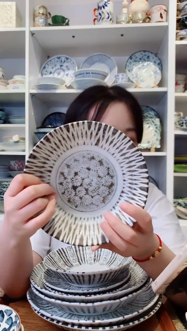 陶瓷日本进口雏菊小深盘