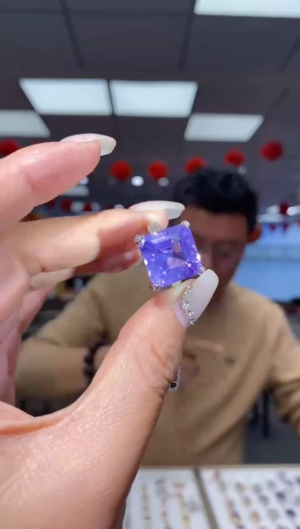 【闪购商品】水晶戒指银S925镶嵌多样性发其一