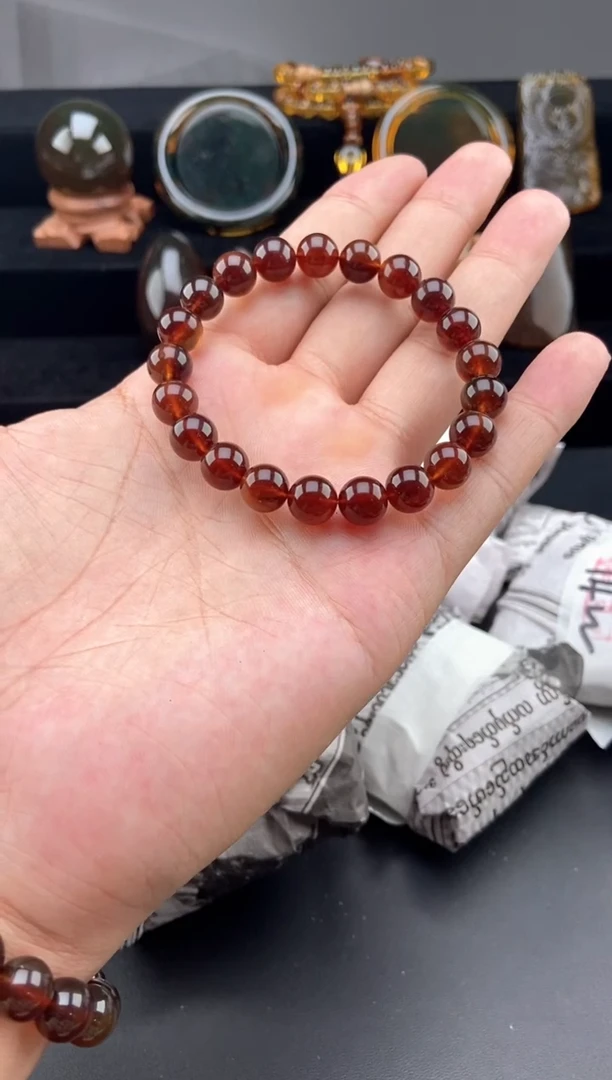 未镶嵌琥珀手链小*紫罗兰手串
