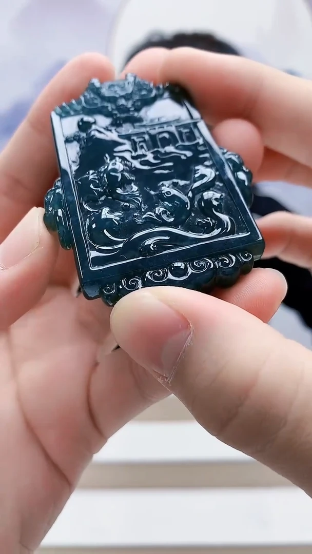 未镶嵌定制翡翠4868bb-毛货挂件7