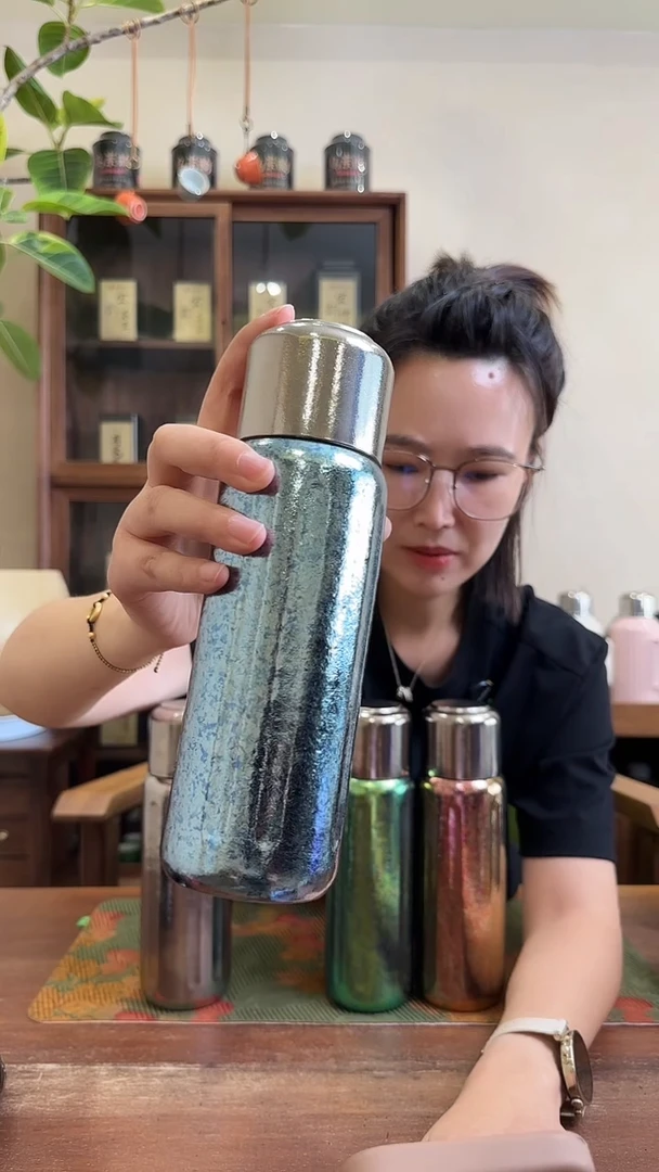 500毫升纯钛蓝色