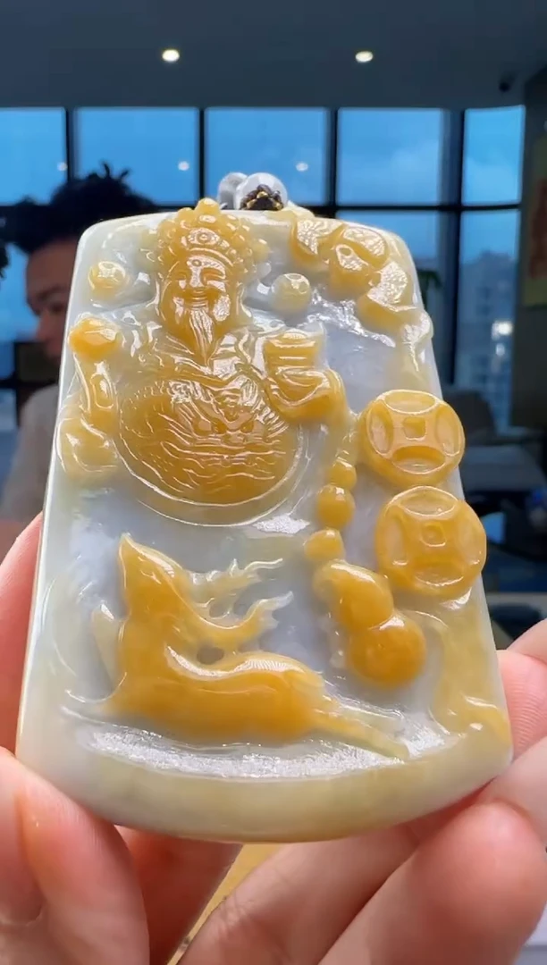 翡翠未镶嵌颈饰YJ@@960Q3J19272