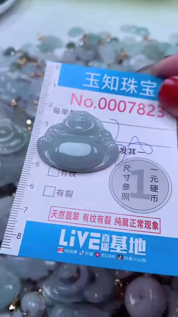 吊坠(不含链)未镶嵌翡翠7823
