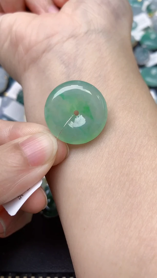 颈饰未镶嵌翡翠天然缅甸A货翡翠