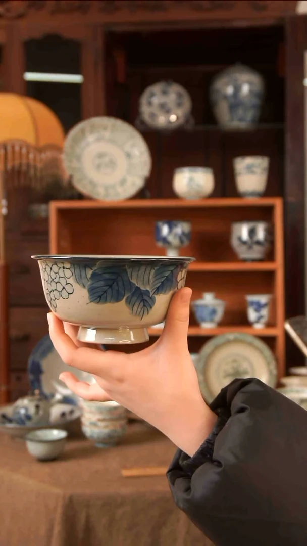 【闪购商品】碗青花陶瓷复古 碗