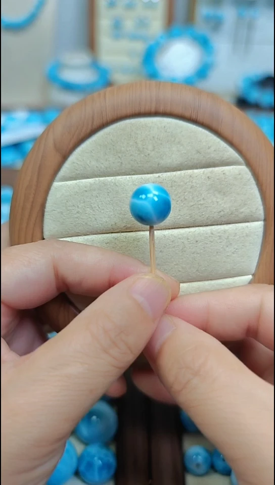 未镶嵌针钠钙石（海纹石）珠宝半成品m*u多样性发其一