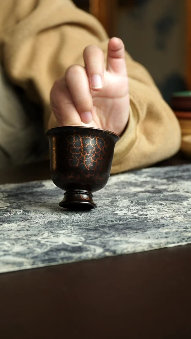 茶杯紫砂7号 微瑕不退不换 新品特惠炸漏贝壳烧 宜兴紫砂原矿作品