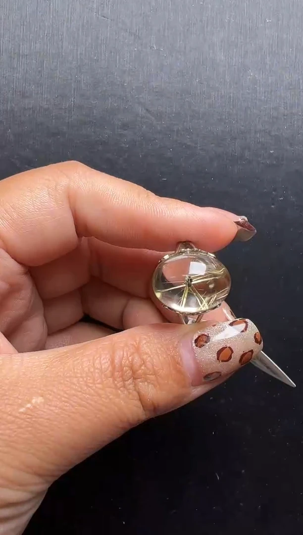 未镶嵌戒指水晶钛晶戒指 JP55522