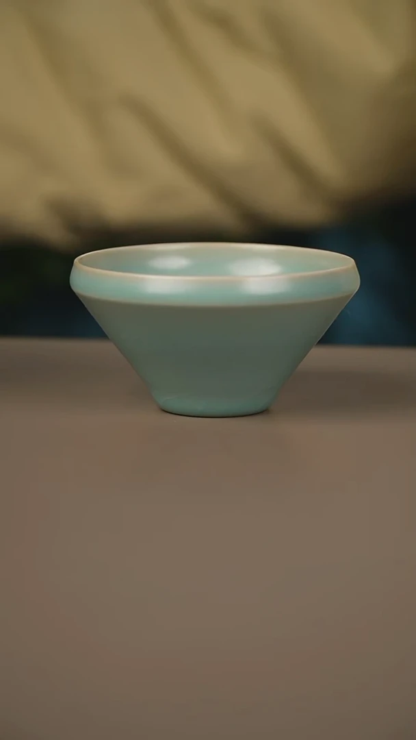 仿古折肩杯微暇111