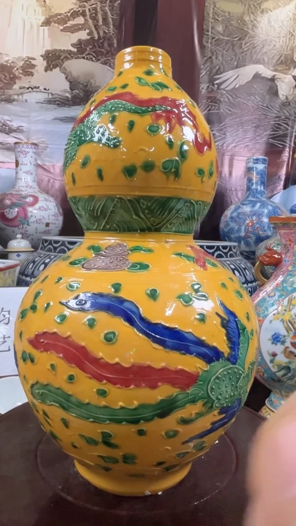 摆件现代陶瓷摆O