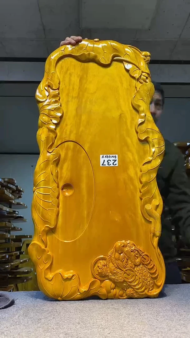 实木原木茶盘 一物一拍(不含配件）