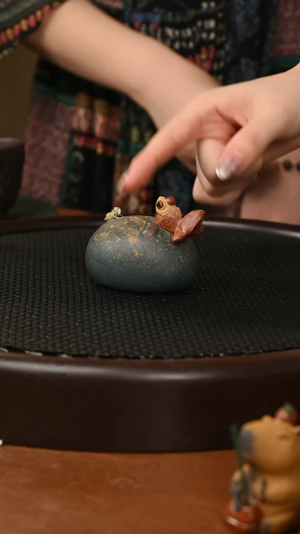 茶壶紫砂宜兴原矿紫砂鸿运当头