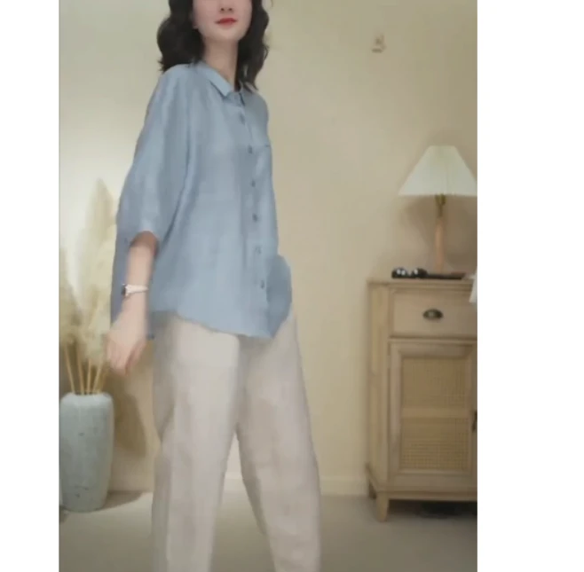 2025夏季时尚潮流百搭精品女装青TO159