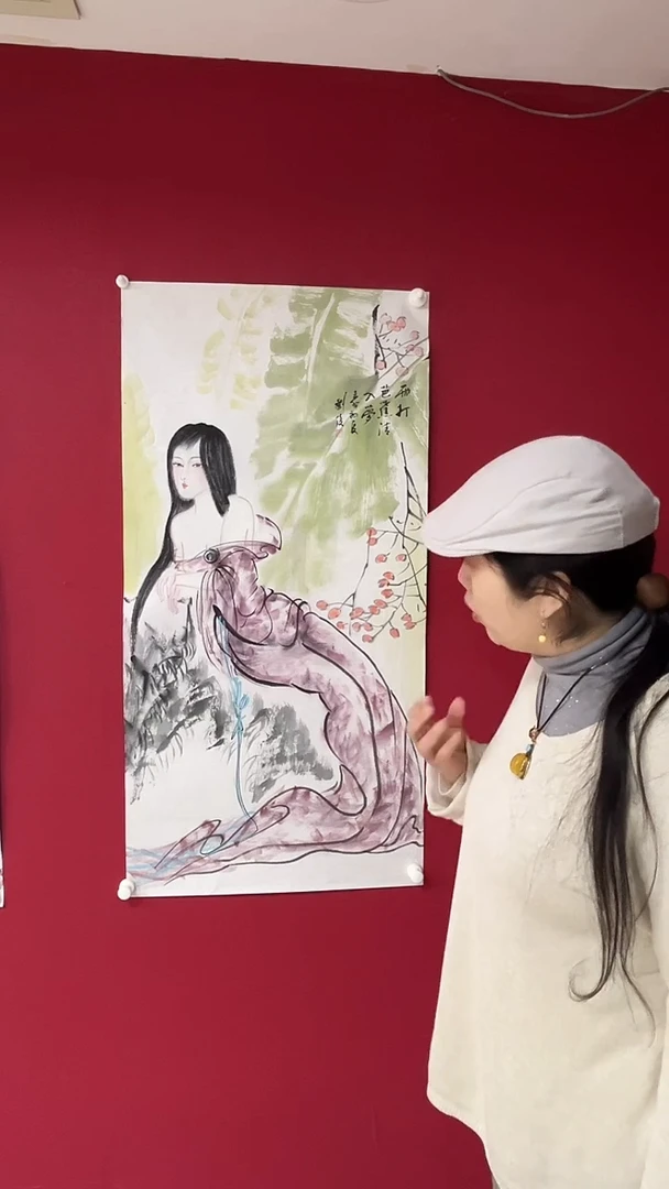 国画刘俊老师三尺