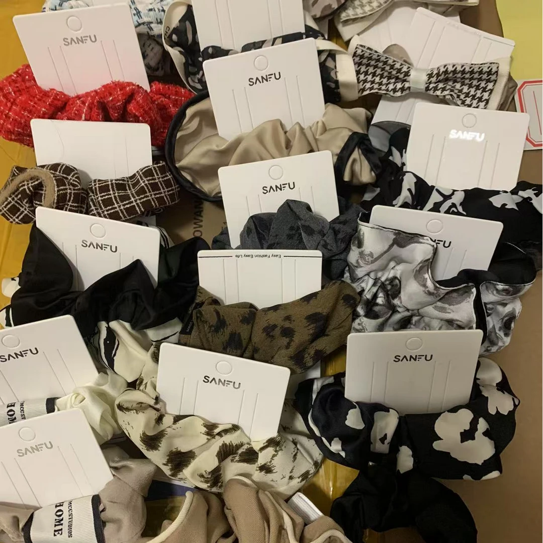 复古简约大肠发圈气质头绳百搭丸子头饰品 混发200克