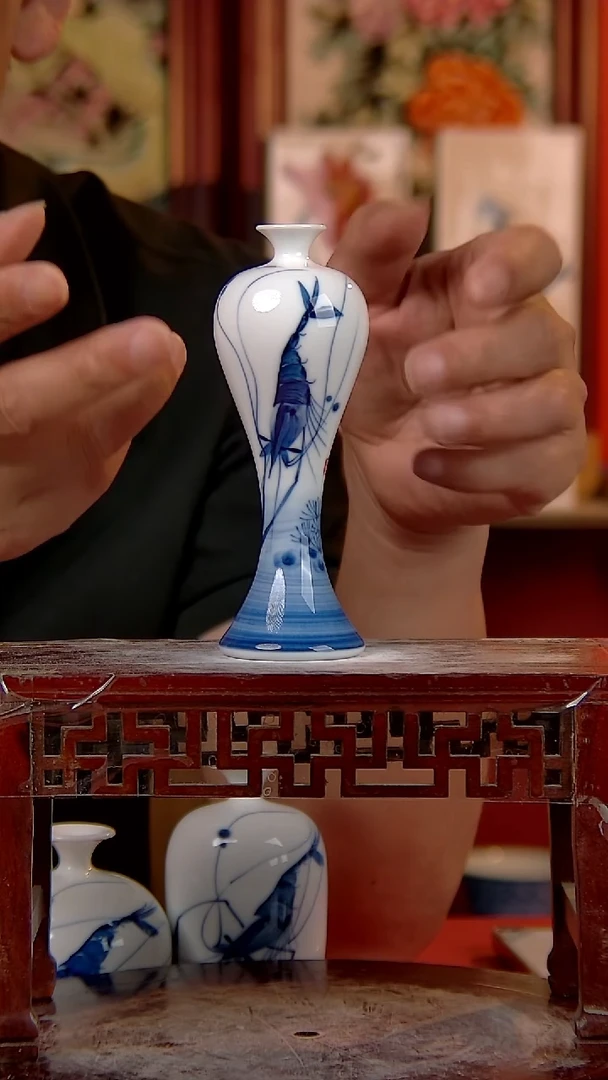 摆件景德镇陶瓷 手工手绘