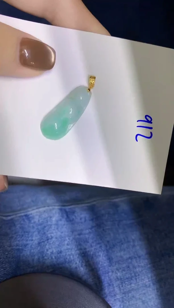 颈饰未镶嵌翡翠缅甸天然翡翠A货