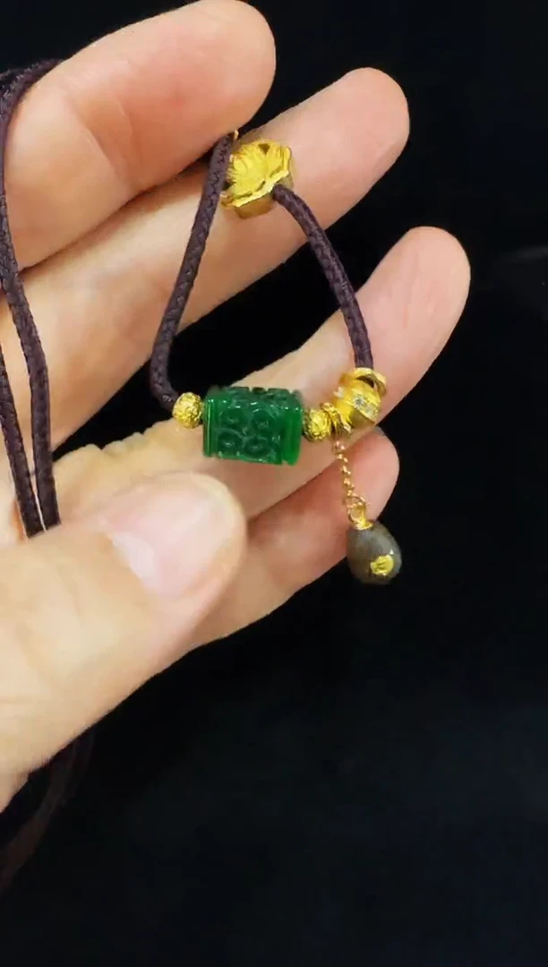 颈饰未镶嵌翡翠国风